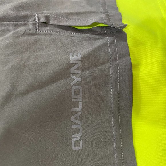 Qualidyne Men's Shorts Gray Green Men's Large Lightweight Exercise Active Wear - Picture 6 of 10